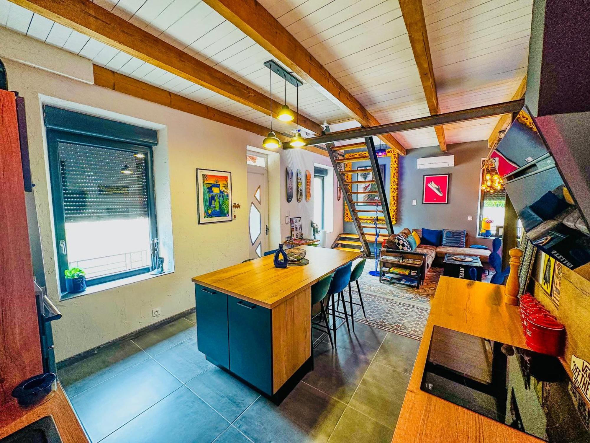 Loft Modern Avec Jardin Piscine Et Pool House Villa Lavalette Eksteriør bilde